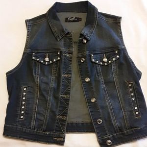 Earl Jean's Denim Vest size Medium